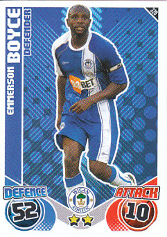 Emmerson Boyce Wigan Athletic 2010/11 Topps Match Attax #326